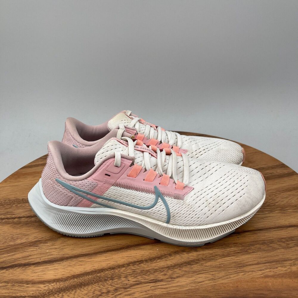 Nike Womens Air Zoom Pegasus 38 Shoes Womens Size 7 Pink White Running Sneakers